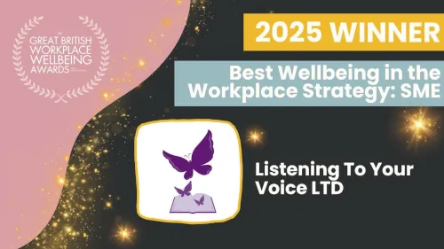 Annette Pearson 2025 best Wellbeing in the workplace strategy SME